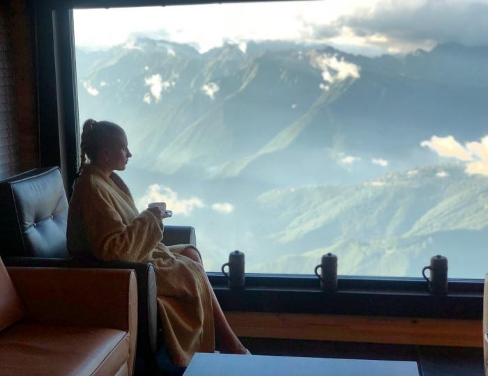 Высокогорная баня на территории курорта «Газпром» - ГК «Поляна 1389 Отель и СПА»