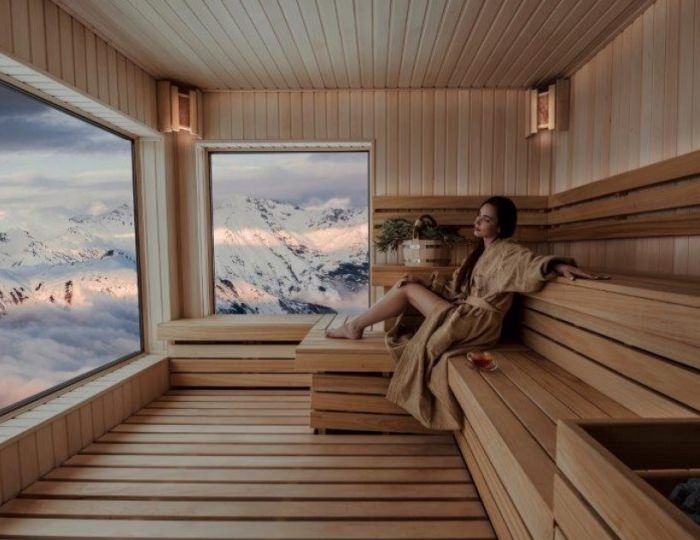 Высокогорная баня на территории курорта «Газпром» - ГК «Поляна 1389 Отель и СПА»