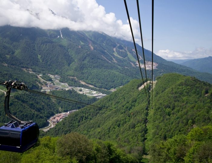 Подъем в горы - ГК «Поляна 1389 Отель и СПА»