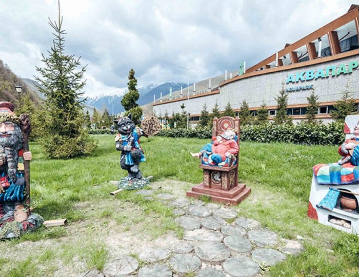 Детские развлечения на территории курорта «Газпром» - ГК «Поляна 1389 Отель и СПА»